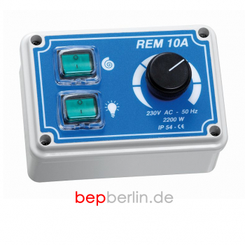 Drehzahlregler REM 10A, 230V für Wandhauben